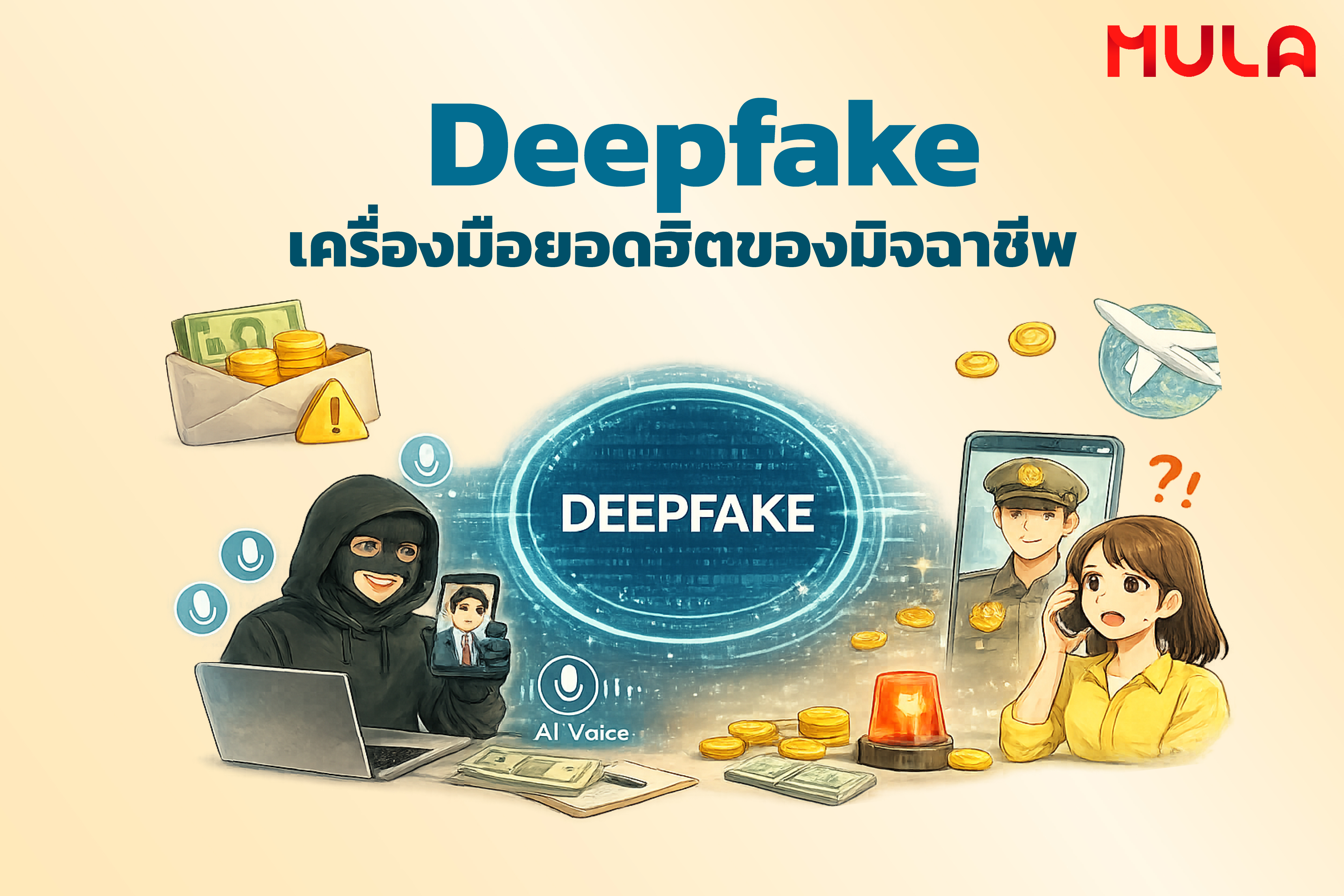 Deepfake เครื่องมือยอดฮิตของมิจฉาชีพ    